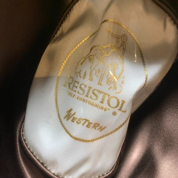 Vintage Resistol Chestnut Brown Las Vegas 5X Beaver Western Hat Sz 6 3/8 Boxed - Picture 6 of 15